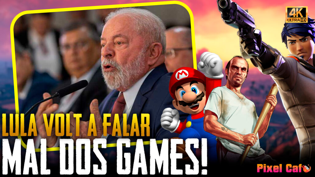 lula nÃo para e de novo culpa games por violência no brasil ridÍculo