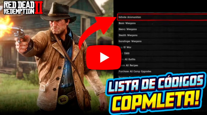 Red Dead Redemption 2 - Códigos e Cheats (Lista completa)