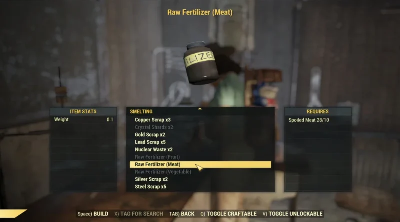 Onde Encontrar Fertilizante em Fallout 76